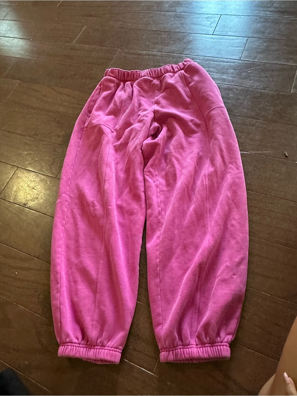PINK Victoria's Secret Hot Pink Jogger Pants